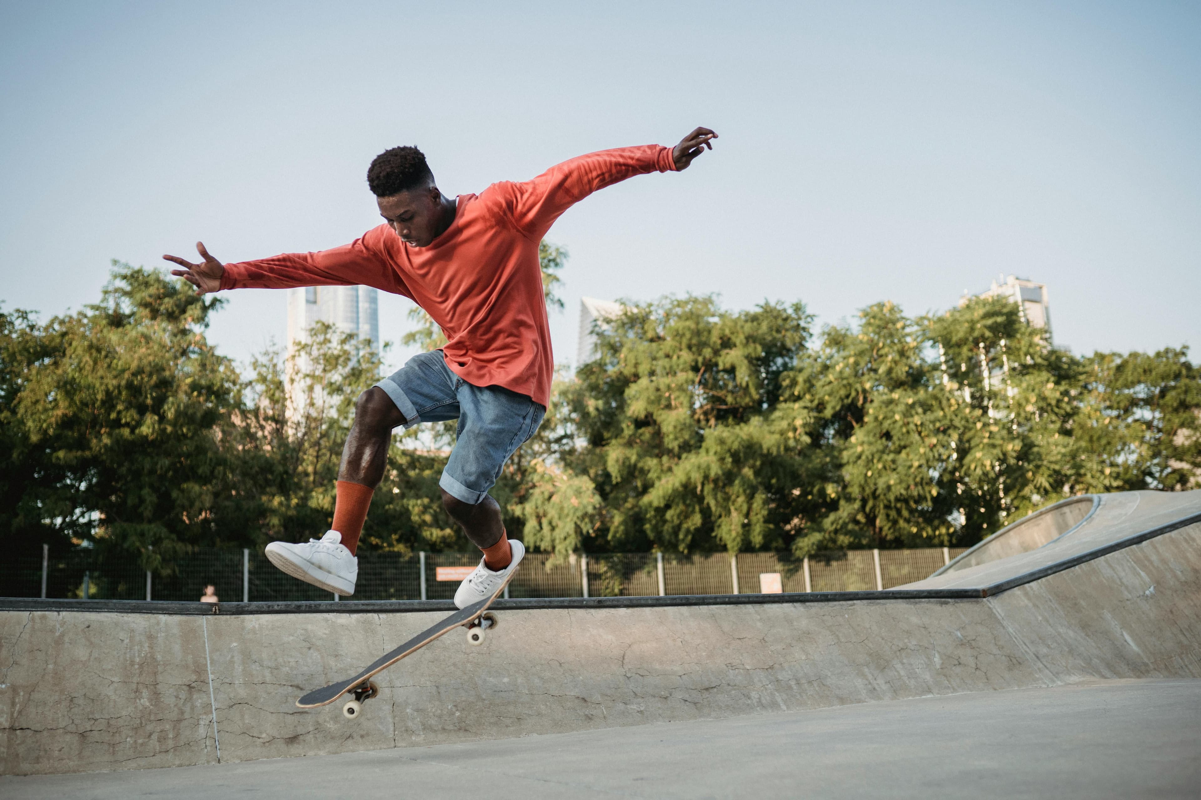 Skateboarding image